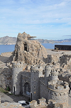 The batteries and gun emplacements at Castillitos and El Jorel, Cabo Tiñoso